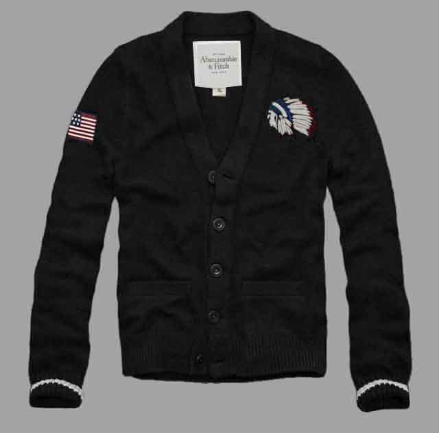 Abercrombie Fitch Hombres Cardigan Jersey AF6323